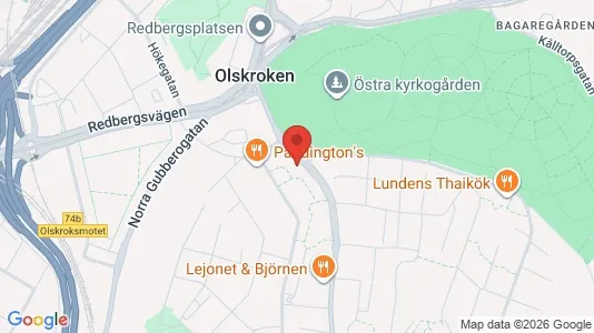 Lägenheter att hyra i Örgryte-Härlanda - kort over placeringen