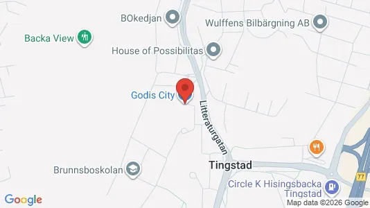 Lägenheter att hyra i Norra hisingen - kort over placeringen