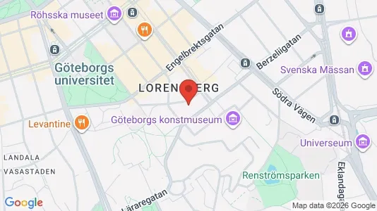 Lägenheter att hyra i Göteborg Centrum - kort over placeringen