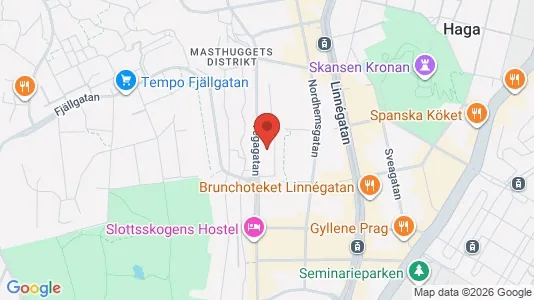 Lägenheter att hyra i Göteborg Centrum - kort over placeringen