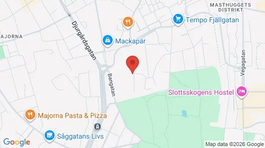 Lägenheter till salu i Göteborg Centrum - kort over placeringen