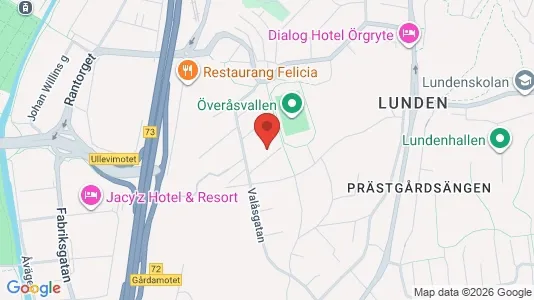 Lägenheter att hyra i Örgryte-Härlanda - kort over placeringen