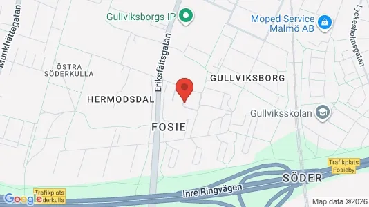 Lägenheter att hyra i Fosie - kort over placeringen