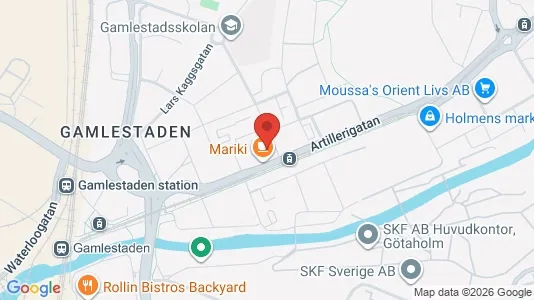 Lägenheter att hyra i Göteborg Östra - kort over placeringen
