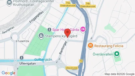 Lägenheter att hyra i Örgryte-Härlanda - kort over placeringen