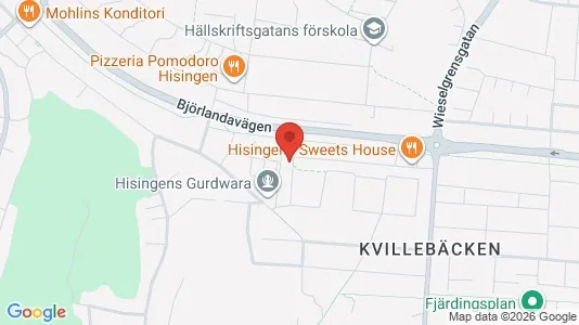 Lägenheter att hyra i Lundby - kort over placeringen