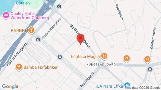 Lägenheter att hyra i Majorna-Linné - kort over placeringen