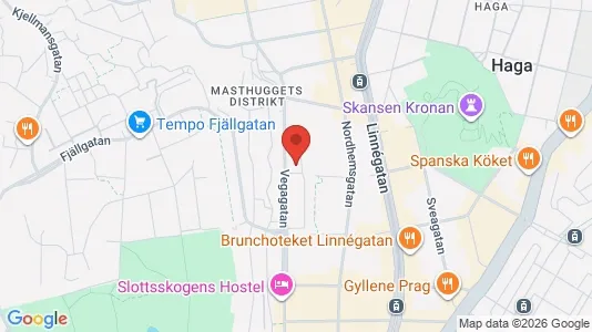 Lägenheter att hyra i Göteborg Centrum - kort over placeringen