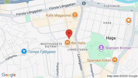 Lägenheter att hyra i Göteborg Centrum - kort over placeringen