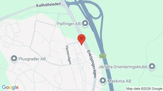 Lägenheter att hyra i Järfälla - kort over placeringen