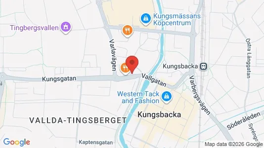 Lägenheter att hyra i Kungsbacka - kort over placeringen