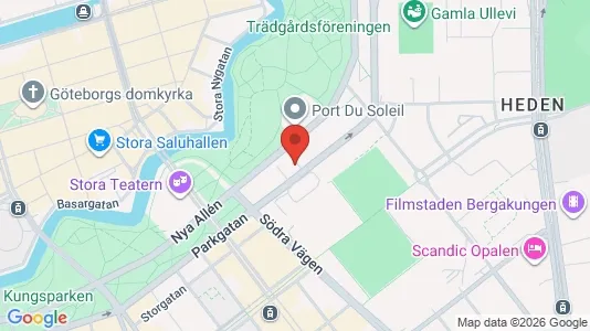 Lägenheter att hyra i Göteborg Centrum - kort over placeringen