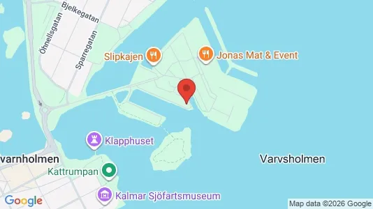Lägenheter att hyra i Kalmar - kort over placeringen