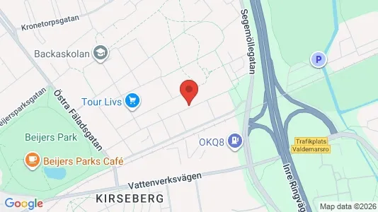 Lägenheter att hyra i Malmö Centrum - kort over placeringen