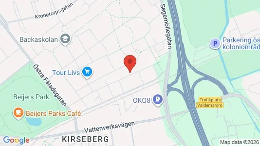 Lägenheter att hyra i Malmö Centrum - kort over placeringen