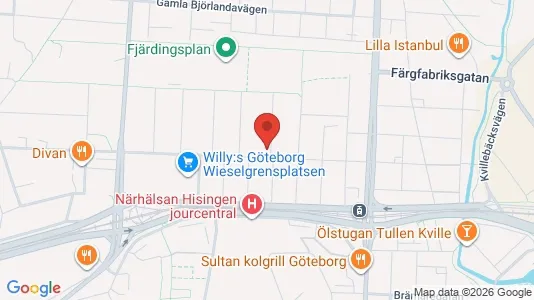Lägenheter att hyra i Lundby - kort over placeringen