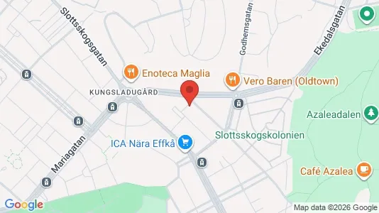 Lägenheter att hyra i Majorna-Linné - kort over placeringen