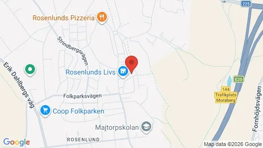Lägenheter att hyra i Södertälje - kort over placeringen