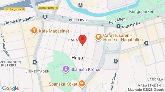 Lägenheter att hyra i Göteborg Centrum - kort over placeringen