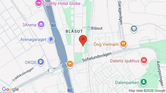 Lägenheter att hyra i Söderort - kort over placeringen
