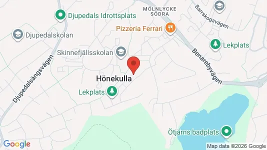 Lägenheter att hyra i Härryda - kort over placeringen