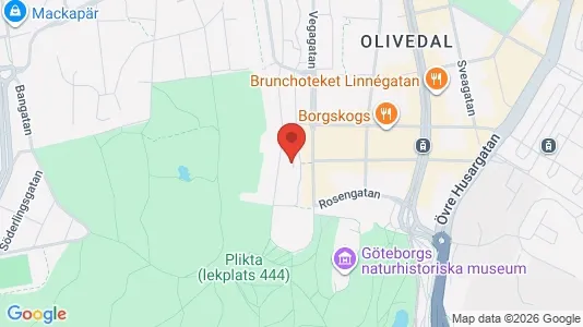 Lägenheter att hyra i Göteborg Centrum - kort over placeringen