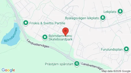 Lägenheter att hyra i Partille - kort over placeringen