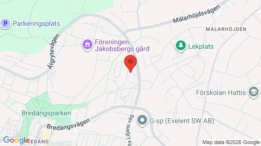 Lägenheter att hyra i Söderort - kort over placeringen