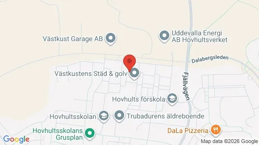 Lägenheter att hyra i Uddevalla - kort over placeringen