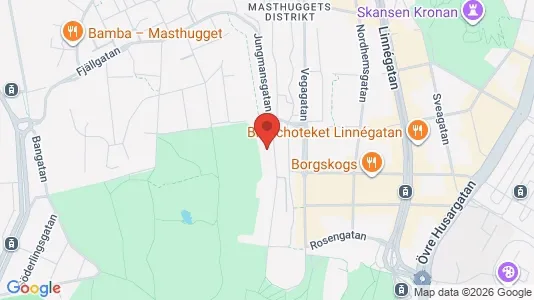 Lägenheter att hyra i Majorna-Linné - kort over placeringen