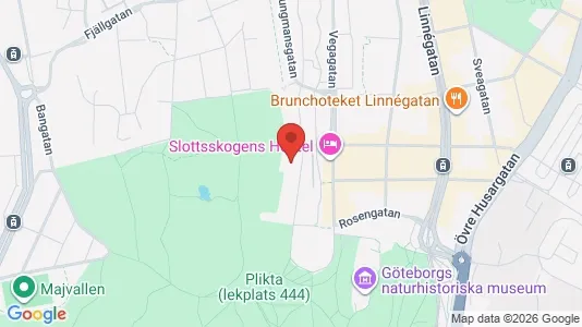 Lägenheter att hyra i Majorna-Linné - kort over placeringen