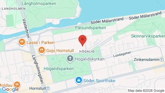 Lägenheter att hyra i Södermalm - kort over placeringen