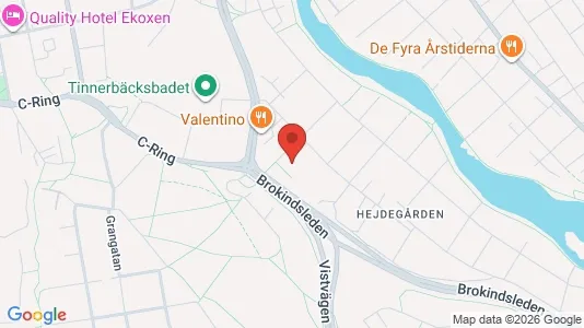 Lägenheter att hyra i Linköping - kort over placeringen