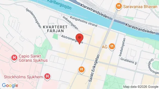Lägenheter att hyra i Kungsholmen - kort over placeringen