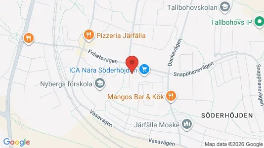 Lägenheter att hyra i Järfälla - kort over placeringen