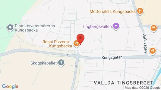 Lägenheter att hyra i Kungsbacka - kort over placeringen