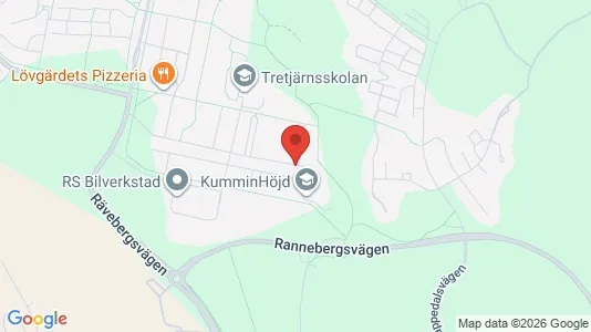 Lägenheter att hyra i Angered - kort over placeringen