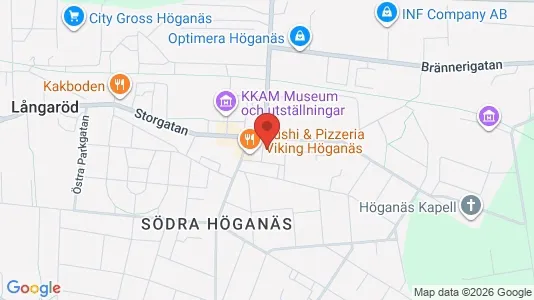 Lägenheter att hyra i Höganäs - kort over placeringen