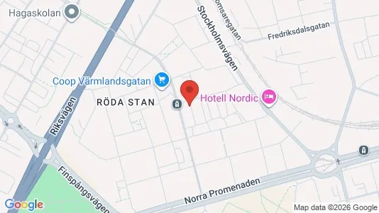 Lägenheter att hyra i Norrköping - kort over placeringen