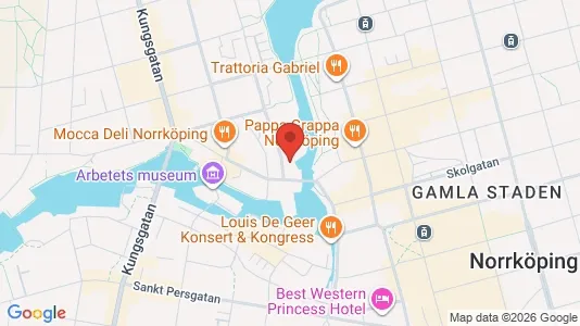 Lägenheter att hyra i Norrköping - kort over placeringen