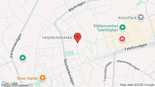 Bostadsrätter till salu i Söderort - kort over placeringen