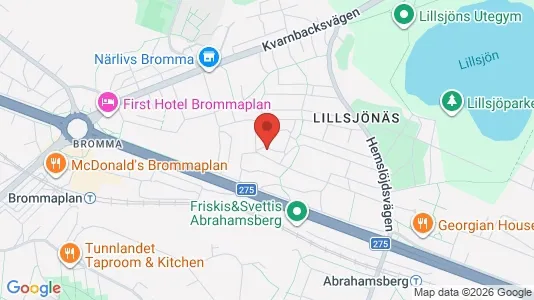 Lägenheter till salu i Västerort - kort over placeringen