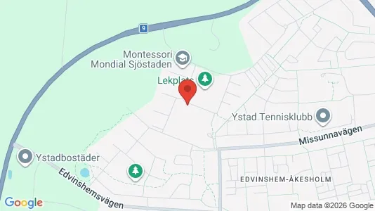 Lägenheter att hyra i Ystad - kort over placeringen
