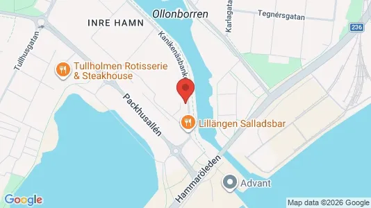 Bostadsrätter till salu i Karlstad - kort over placeringen