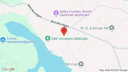 Lägenheter att hyra i Tyresö - kort over placeringen