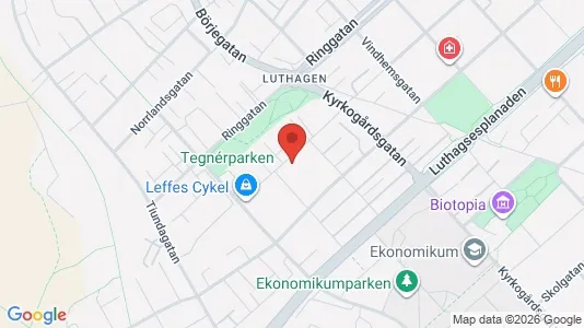 Lägenheter till salu i Uppsala - kort over placeringen