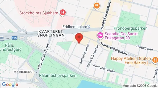 Lägenheter till salu i Kungsholmen - kort over placeringen