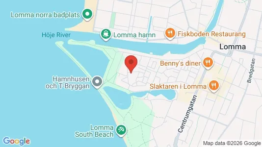 Lägenheter till salu i Lomma - kort over placeringen