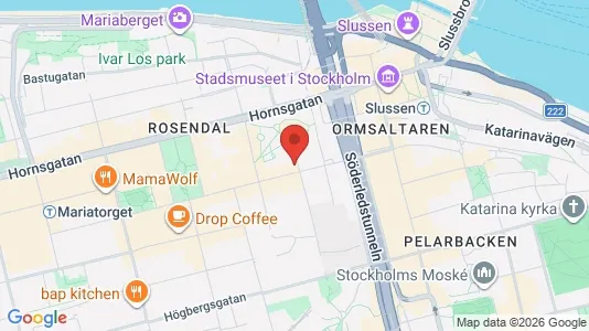 Lägenheter till salu i Södermalm - kort over placeringen