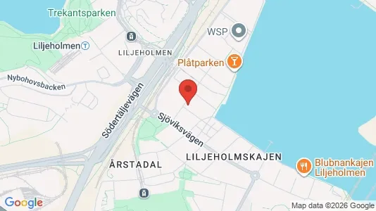 Lägenheter till salu i Södermalm - kort over placeringen